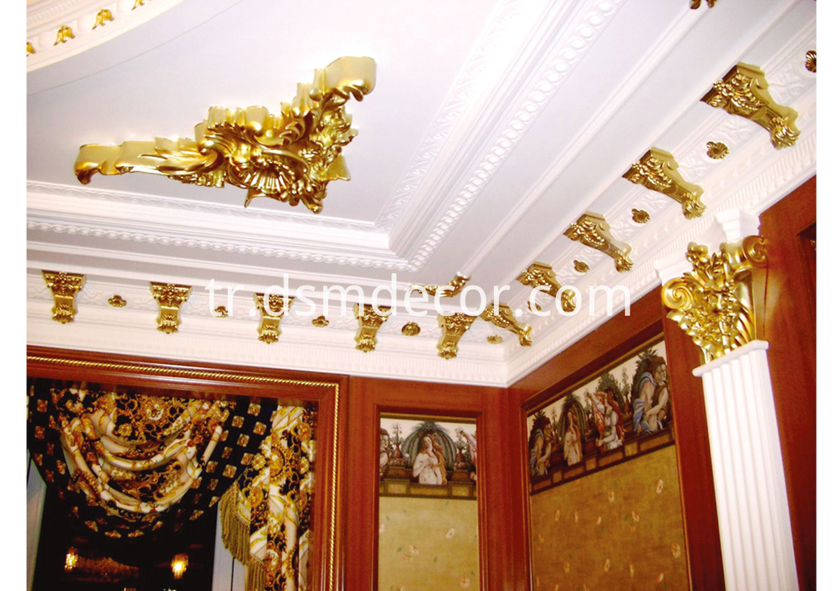 Poliüretan Çağdaş Korniş Polyurethane Contemporary Cornices